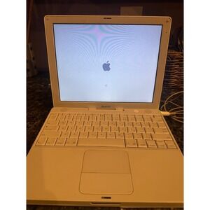 2005 Apple iBook G4 White Laptop PowerPC A1133